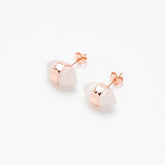 Oriwest - Rose Quartz Gemstone Earrings